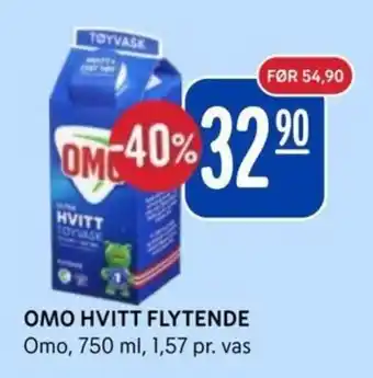 OMO HVITT FLYTENDE