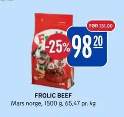 Rema 1000 Frolic beef tilbud