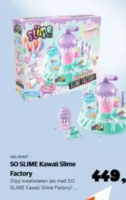 Lekia SO SLIME Kawaii Slime Factory tilbud