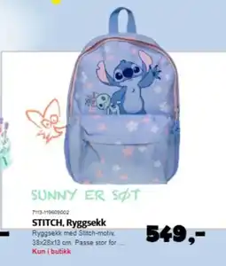 Lekia STITCH, Ryggsekk tilbud