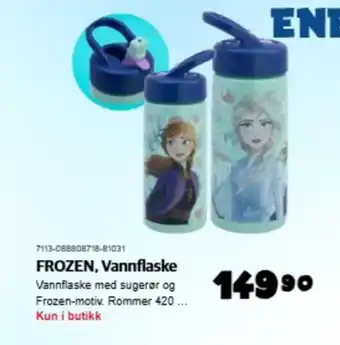 FROZEN, Vannflaske