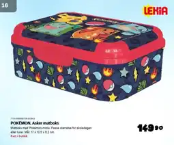 Lekia POKÉMON, Asker matboks tilbud