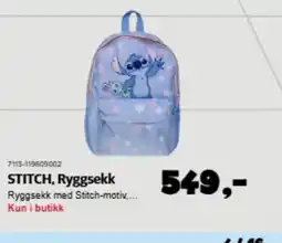 Lekia STITCH, Ryggsekk tilbud