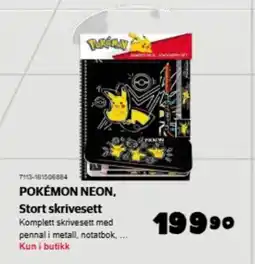 Lekia POKÉMON NEON, Stort skrivesett tilbud