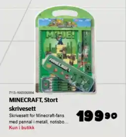 Lekia MINECRAFT, Stort skrivesett tilbud