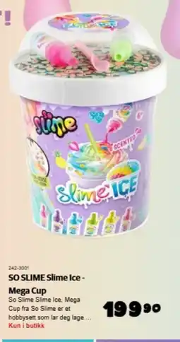 Lekia SO SLIME Slime Ice- Mega Cup tilbud