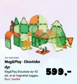 Lekia Mag&Play - Eksotiske dyr tilbud