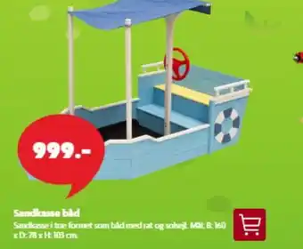Sandkasse båd