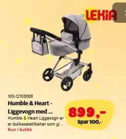 Lekia Humble & Heart- Liggevogn med... tilbud