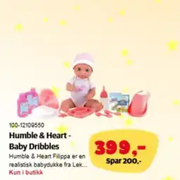 Lekia Humble & Heart- Baby Dribbles tilbud
