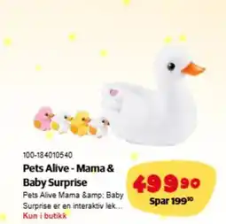 Lekia Pets Alive - Mama & Baby Surprise tilbud
