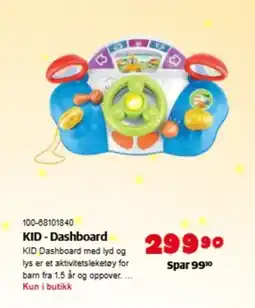 Lekia KID- Dashboard tilbud