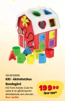 Lekia KID- Aktivitetshus Bondegård tilbud