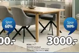 JYSK MEJLSKOV spisebord tilbud
