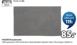JYSK FAGERSTA badematte tilbud