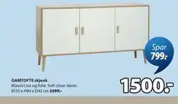 JYSK GAMTOFTE skjenk tilbud