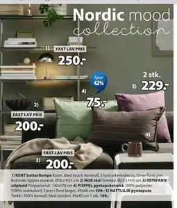 JYSK KENT batterilampe tilbud