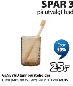 JYSK GENEVAD tannbørsteholder tilbud