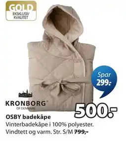 JYSK OSBY badekåpe tilbud
