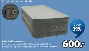 JYSK FLODENGE luftmadrass tilbud