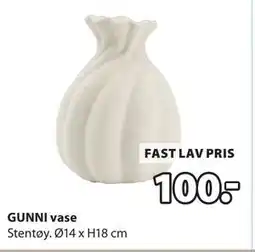 JYSK GUNNI vase tilbud