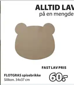 JYSK FLOTGRAS spisebrikke tilbud