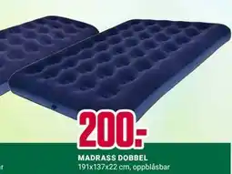 Europris MADRASS DOBBEL tilbud