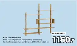 JYSK KARLEBY reolsystem tilbud