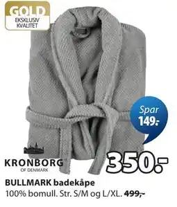 JYSK BULLMARK badekåpe tilbud