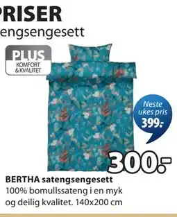 JYSK BERTHA satengsengesett tilbud