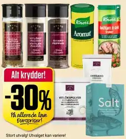 Europris Alt krydder! tilbud