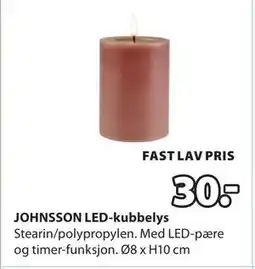 JYSK JOHNSSON LED-kubbelys tilbud