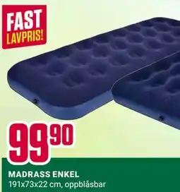 Europris MADRASS ENKEL tilbud