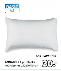 JYSK ANNABELLA putetrekk tilbud