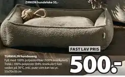 JYSK TURMALIN hundeseng tilbud