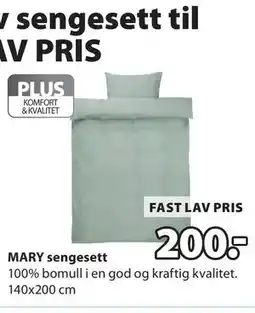 JYSK MARY sengesett tilbud