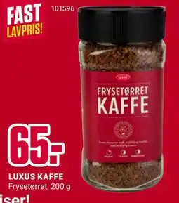 Europris LUXUS KAFFE tilbud