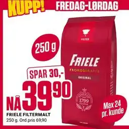 Europris FRIELE FILTERMALT tilbud
