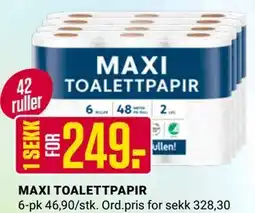Europris MAXI TOALETTPAPIR tilbud