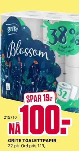 Europris GRITE TOALETTPAPIR tilbud