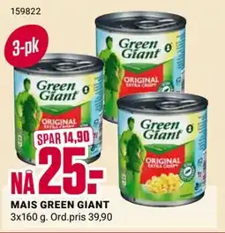 Europris MAIS GREEN GIANT tilbud