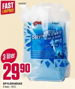 Europris SPYLERVÆSKE tilbud