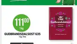 Kiwi GUDBRANDSDALSOST G35 tilbud