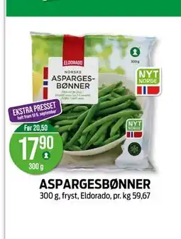 Kiwi ASPARGESBØNNER tilbud