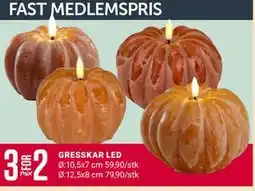 Europris GRESSKAR LED tilbud