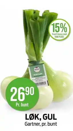 Kiwi LØK, GUL tilbud