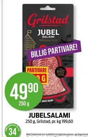 Kiwi JUBELSALAMI tilbud