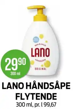 Kiwi LANO HÅNDSÅPE FLYTENDE tilbud