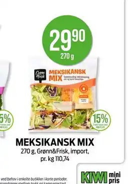 Kiwi MEKSIKANSK MIX tilbud