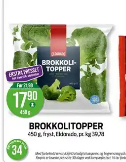 Kiwi BROKKOLITOPPER tilbud